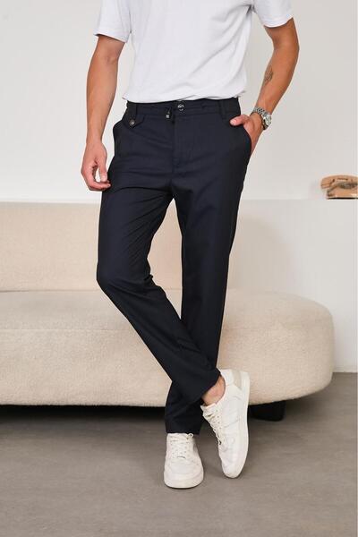 HA-KA GİYİM Men's New Season Jogger Pants Regular Fit Jogger Pants with Flap Button Detail