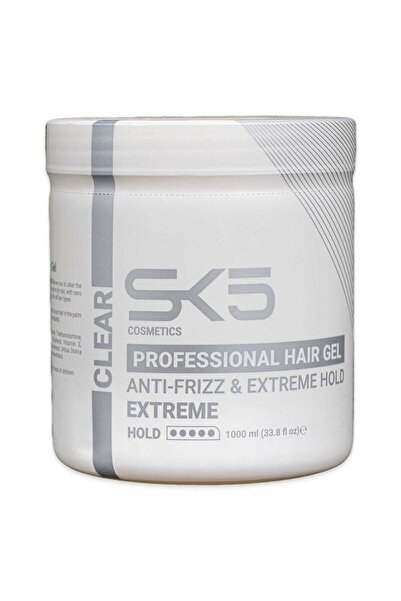 SK5 Professional Anti-Frizz Hair Gel - Extreme Hold 1000ml