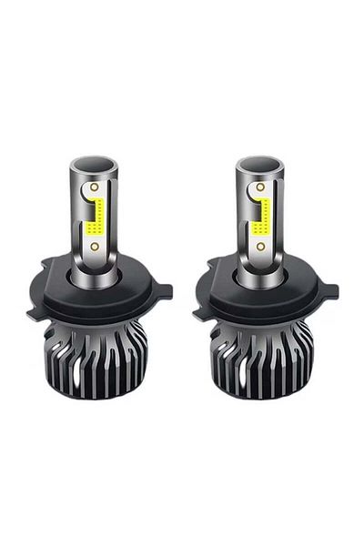 divendi-ro Set of 2 H4 COB LED bulbs H4, 100W, 12000 lumen, cool white light