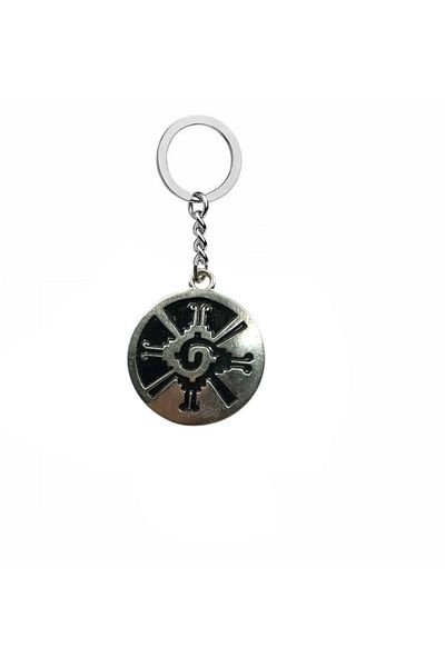 Herşey Nota Hunab Ku Unisex Keychain – Universal Symbol of Mayan Civilization