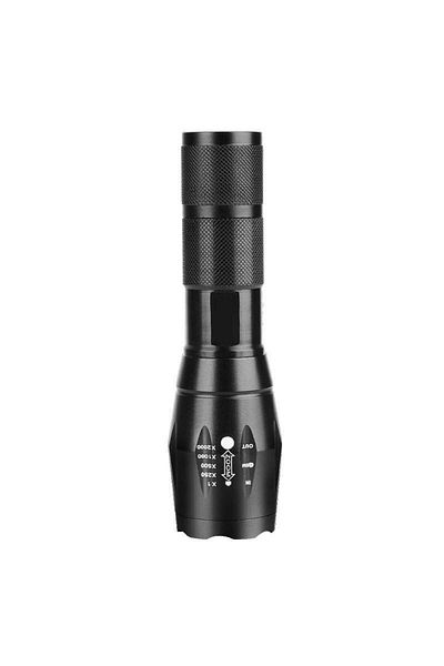 JustZEN Lanterna tactica LED JustZen® SL 309, din aluminiu, Ultra-Bright, profesionala, focus ajustabil, re