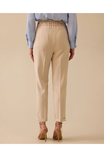 SEÇİL Παντελόνι με κορδόνι στη μέση και κομμένο σε καρότο σχήμα