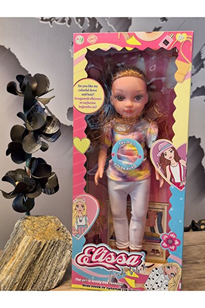 Efe Plastik ELİSSA MODEL KUMRAL SAÇLI BEBEK 40cM