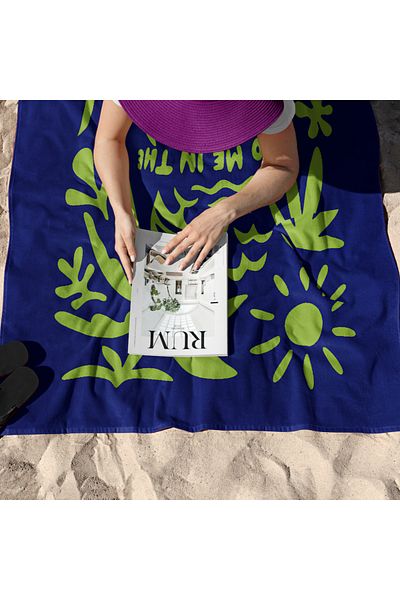 The Lucid Lab Find Me in the Ocean Beach Towel - Microfiber