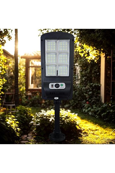 NEXTLY Lampa solara de exterior cu telecomanda NEXTLY, ajustabila, ABS, W755-6, negru