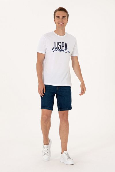 U.S. Polo Assn. شورت جينز أخضر للرجال 50306058-DN0030