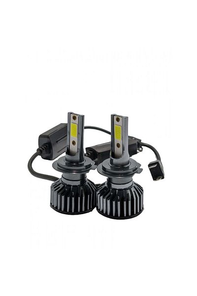 divendi-ro Set of 2 car LED bulbs H7, 100W, COB, 12000 lumens, 12V