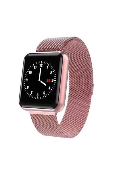 ideal STORE IDL Prestige 68 Smartwatch with metal bracelet, 1.3 inch IPS color Touch display, Heart rate monitoring