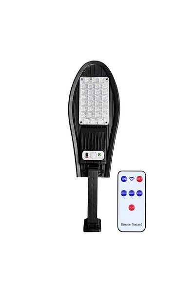 NEXTLY Lampa solara de exterior NEXTLY W777A, cu telecomanda, 3 moduri de functionare, waterproof, neagra