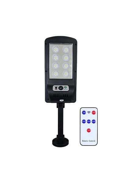 NEXTLY Lampa solara de exterior cu telecomanda NEXTLY, ajustabila, ABS, W755-8, negru