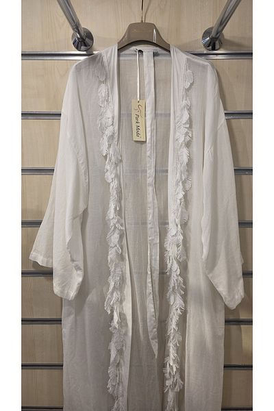 Park Moda Kimono Leaf Cotton