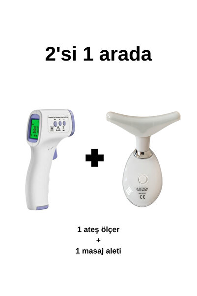 ESTRON Temassız Ateş Ölçer + Kırışıklık Karşıtı, Sıcak Kompres Işık Terapisi ...