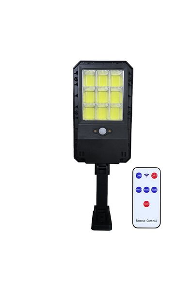 NEXTLY Lampa solara de exterior cu telecomanda NEXTLY, ajustabila, 108 leduri COB, ABS, LL-69T, negru