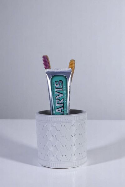 Evene Θήκη οδοντόβουρτσας Θήκη οδοντόβουρτσας Βάση οδοντόβουρτσας Λευκό χρώμα Μοντέλο 87