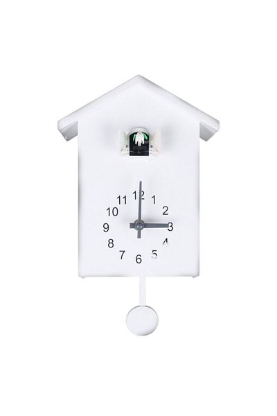 OEM Wall clock, Tick-Tock Cuckoo, with cuckoo, white