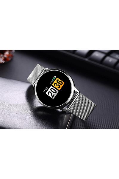 ideal STORE SmartWatch with Fitness Bracelet function idealStore 68CF, Magnetic Metal Bracelet, Multiple Functions