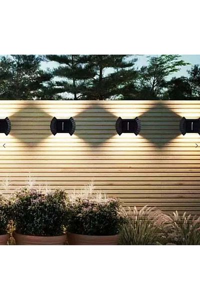 divendi-ro Set of 4 solar lamps with bidirectional light 2 led, lamp