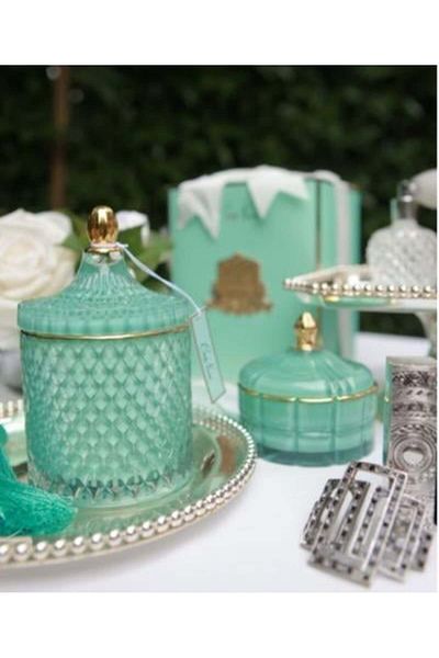 Cote Noire Large green scented candle