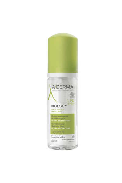 A-DERMA BIOLOGY Facial Cleansing Foam for Sensitive Skin 150 ml