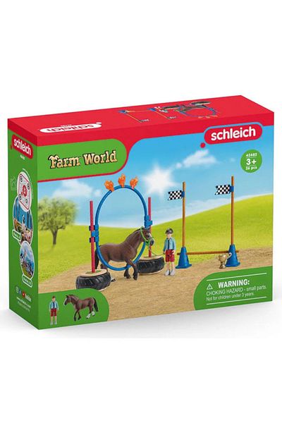SCHLEICH Schleich figurine set - Pony Agility Race