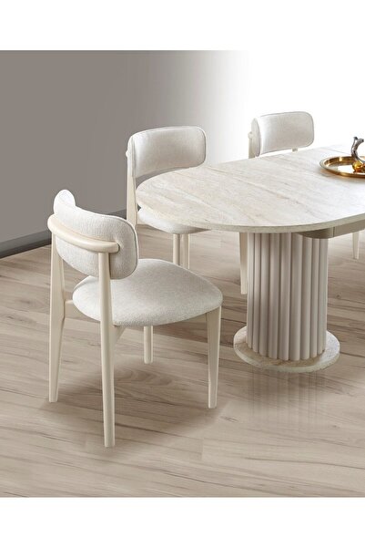 AYDINEV HİSAR AHŞAP 6LI SANDALYE