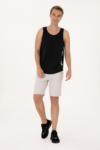 U.S. Polo Assn. Erkek Açık Gri Örme Şort 50306964-VR001