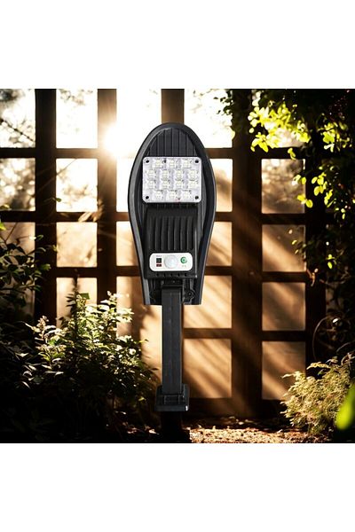NEXTLY Lampa solara de exterior cu telecomanda NEXTLY, ajustabila, ABS, W776A, negru