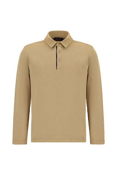 Kiğılı Polo Neck Regular Fit Patterned Sweatshirt