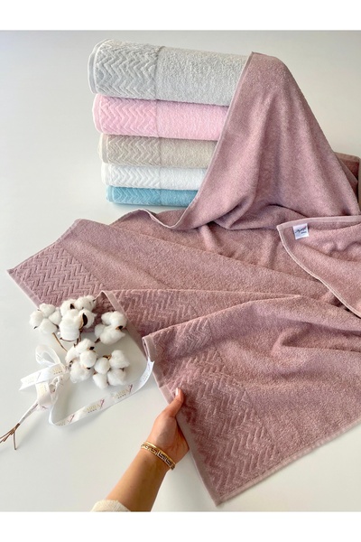 sarra MYSOFT 90X150 ЗІГЗАГОВИЙ БАНЯКОВИЙ РУШІЙ - ЛІЛА