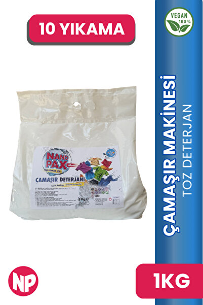 NanoPax ÇAMAŞIR MAKİNESİ TOZ DETERJANI 1 KG
