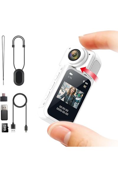 THD Camera sport de acțiune ultra-compacta, Anytek S70, rezolutie video 2.7K, obiectiv larg, atasare ma