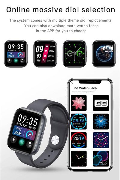 ideal STORE Ceas SmartWatch T99 NewGeneration idealStore, Silver, 2 Bratari, Display 1.55 inch HD, Cadran Person