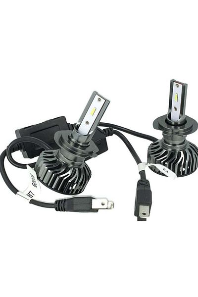 divendi-ro Set of 2 car LED bulbs H7, 100W, COB, 12000 lumens, 12V