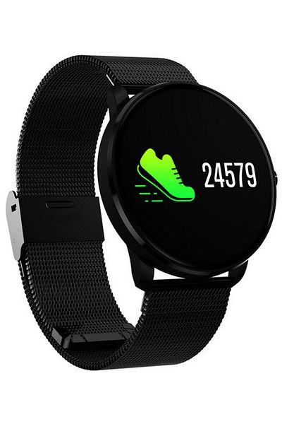 ideal STORE Ceas Smartwatch Bratara Fitness Concept FIT 007, Display OLED COLOR, Ultra Slim, Tensiometru, Puls,