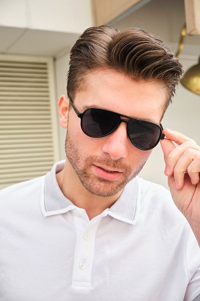 Monvago Mv2039 Polarized Black Men's Sunglasses