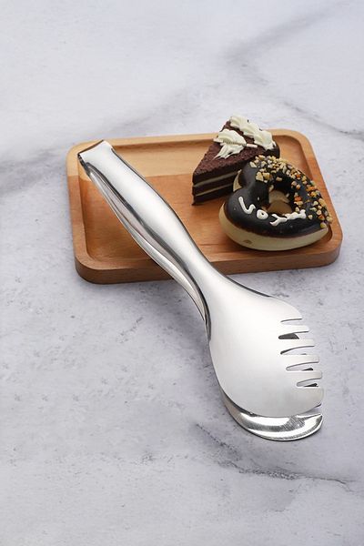 Vadi Stainless Steel Spaghetti Serving Tongs – Ergonomic, Durable and Stylish Design