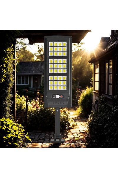 NEXTLY Solar outdoor lamp with remote control NEXTLY, ABS, SL-144COB, black