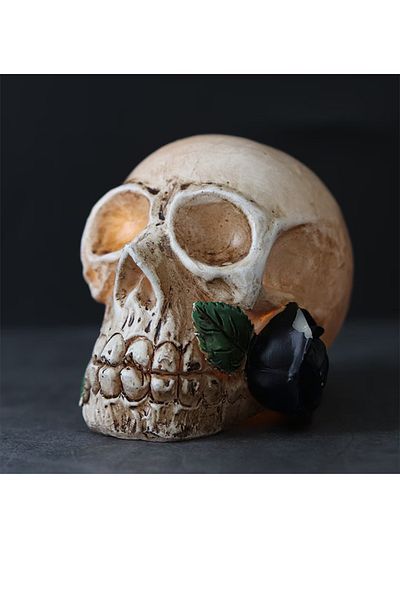 OEM Decoratiune LED pentru petrecere, 7 x 6..5 x 5.5, model craniu, rasina, multicolor