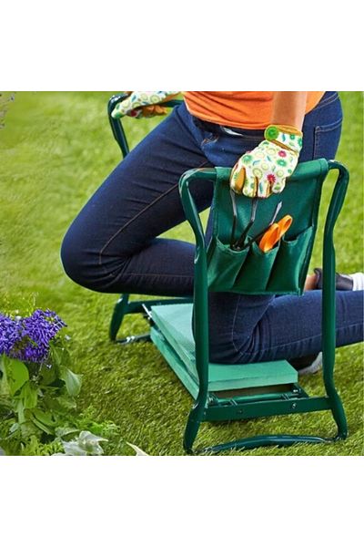 OEM Scaun pliabil pentru gradinarit cu buzunare, organizator unelte gradina, suport ergonomic
