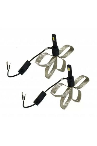 divendi-ro Set of 2 bulbs F2 LED H7, 60W, 3200LM, 6500K Can-bus, quick and easy mounting