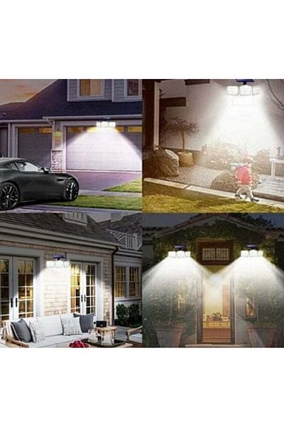 divendi-ro Solar lamp with 4 remote control cassettes and motion sensor LF 1788