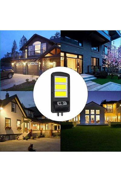 Welora Solar Lamp 150 LED COB, Power 60W, Light/Motion Sensor - 240x120x30 mm