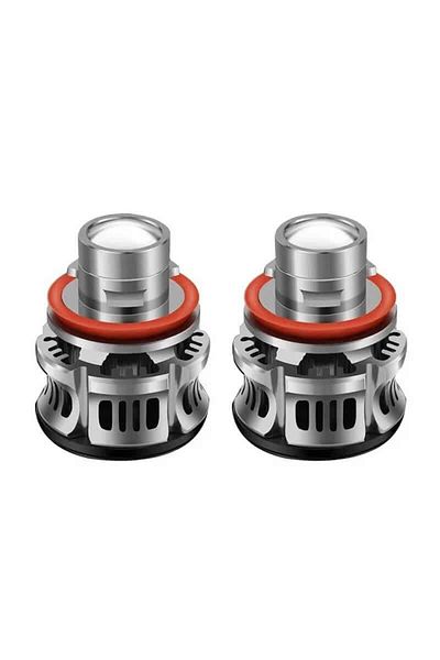 divendi-ro Set of 2 car V6 bulbs, laser LED H11, 100W, 6000k, cool white light and 5200 lumens luminous flux