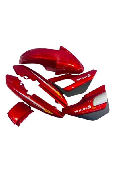 SEVGENT Kanuni Windy-S 125 Kaporta 3Lü Set Kırmızı