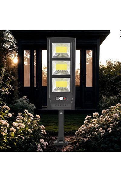 NEXTLY Lampa solara de exterior cu telecomanda NEXTLY, ABS, SL-180COB, negru