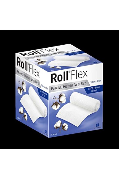 Roll Flex Sargı Bezi 10 cm x 1,5 m Tekli