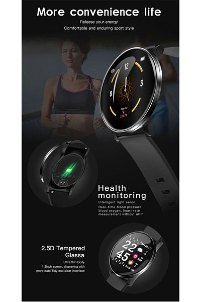 ideal STORE BestProof Extra 8 SmartWatch and Fitness Bracelet 2in1, Step and distance monitoring, Detection