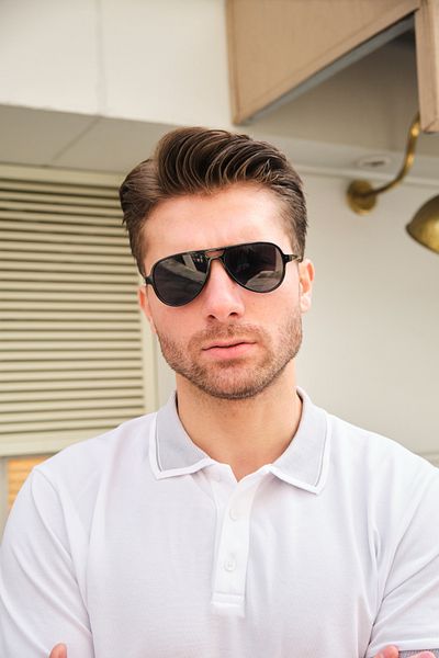 Monvago Mv2039 Polarized Black Men's Sunglasses
