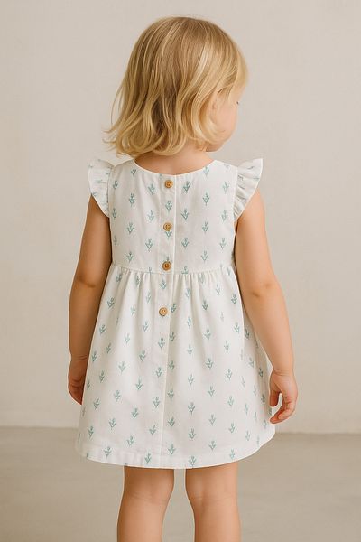 U.S. Polo Assn. U.S. Polo Assn. Baby Girl Ecru Dress
