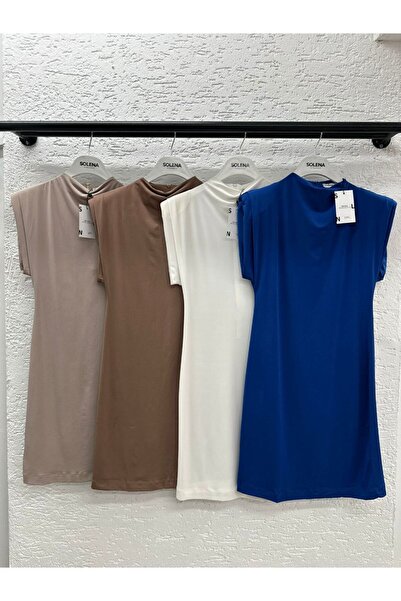 Lovely butik Women's Short Lycra Dress with Sleeves